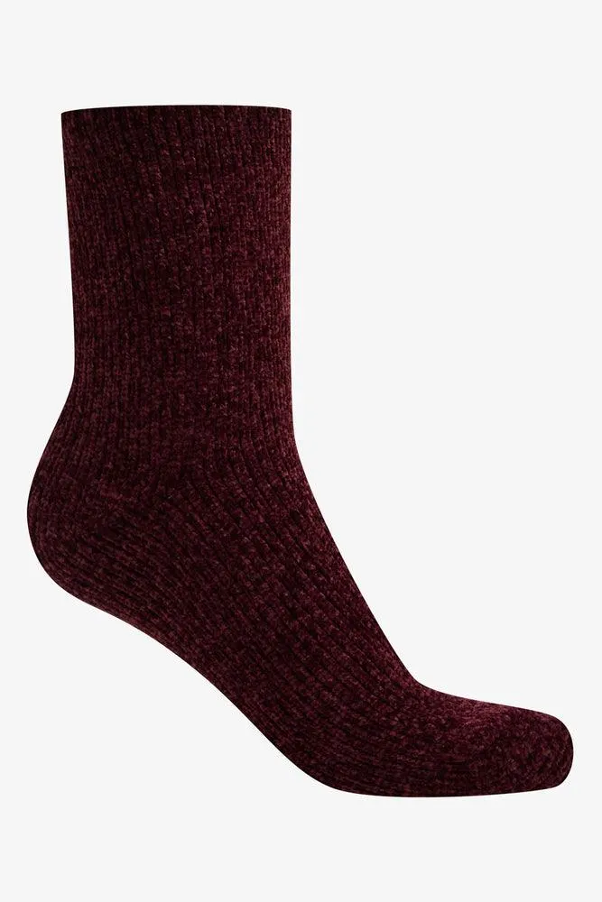 2 Pack Socks Burgundy & Pink