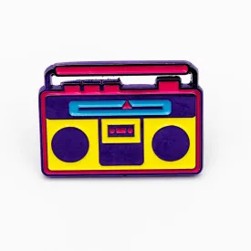 80s Boombox Soft Enamel Pin