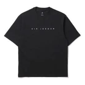 Air Jordan x Union Logo Tee 'Black', black