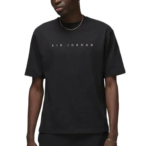 Air Jordan x Union Logo Tee 'Black', black