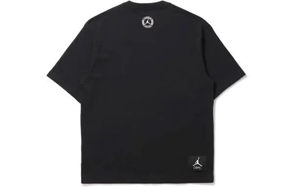 Air Jordan x Union Logo Tee 'Black', black