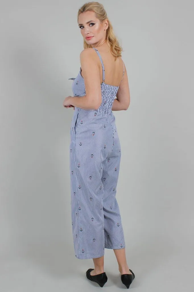 Andy Anchor V-neck Jumpsuit