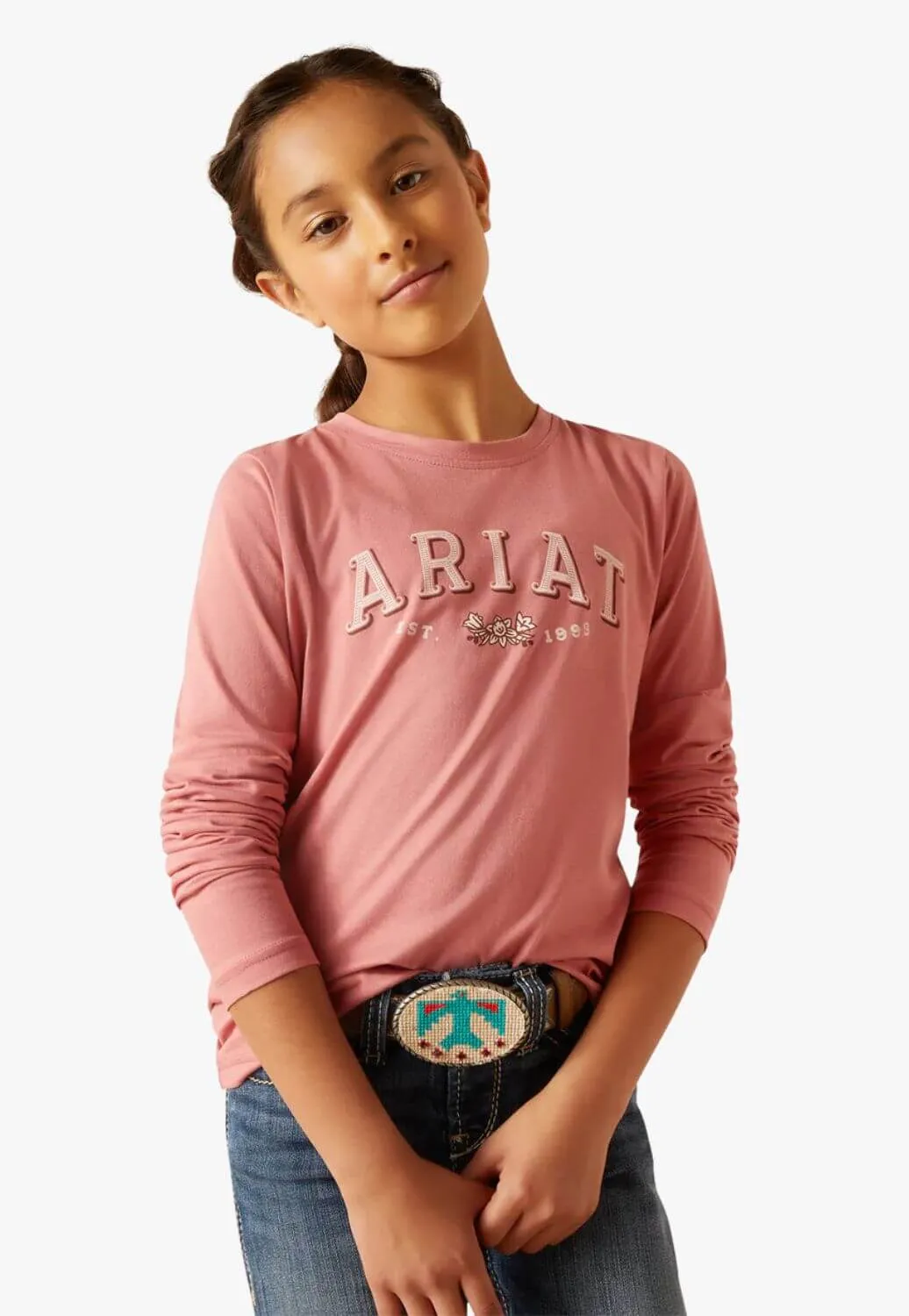 Ariat Girls Flora Long Sleeve T-Shirt