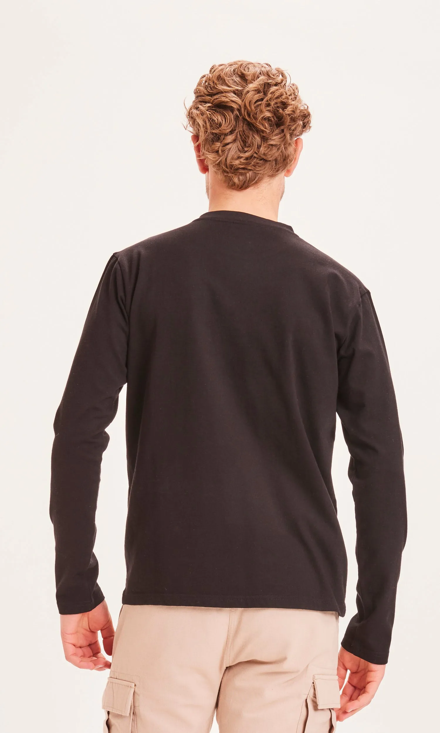 Badge long sleeve - Black Jet