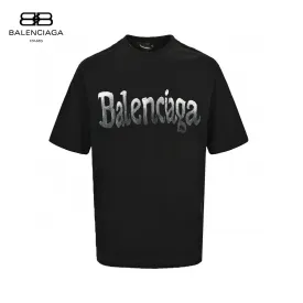 Balenciaga Gradient Logo T-Shirt (Black)