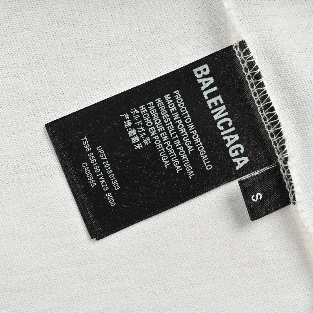 Balenciaga Paris Classic White T-Shirt