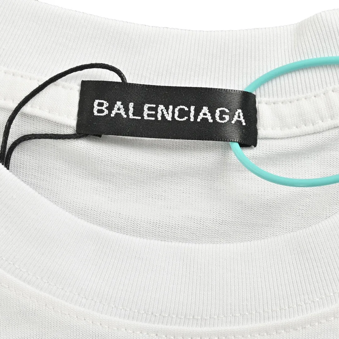 Balenciaga Paris Classic White T-Shirt