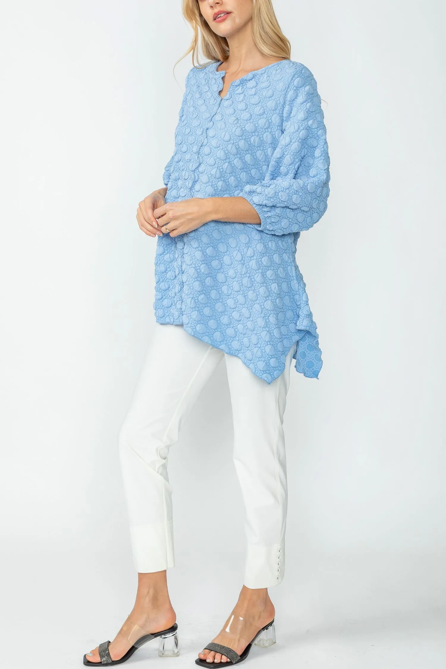 Blue Lantern Sleeve Top