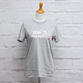 Crosscut T-Shirt - Iron Woman - Heather Gray