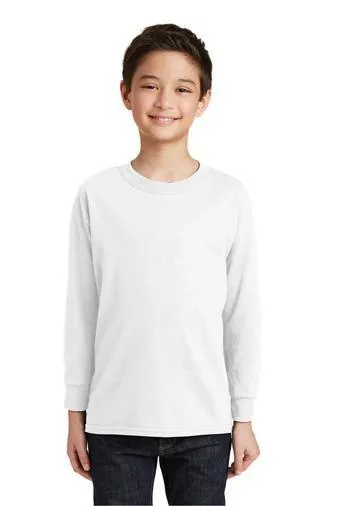 Custom Heavy Cotton Youth Long Sleeve T-Shirt  5400B