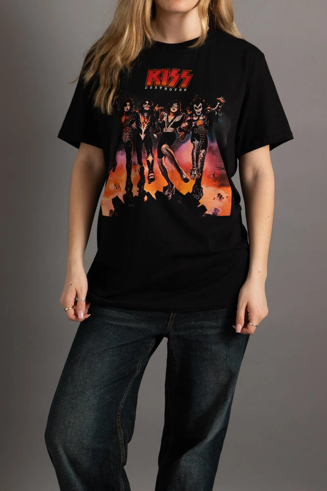 Daisy Street Licensed Kiss T-Shirt