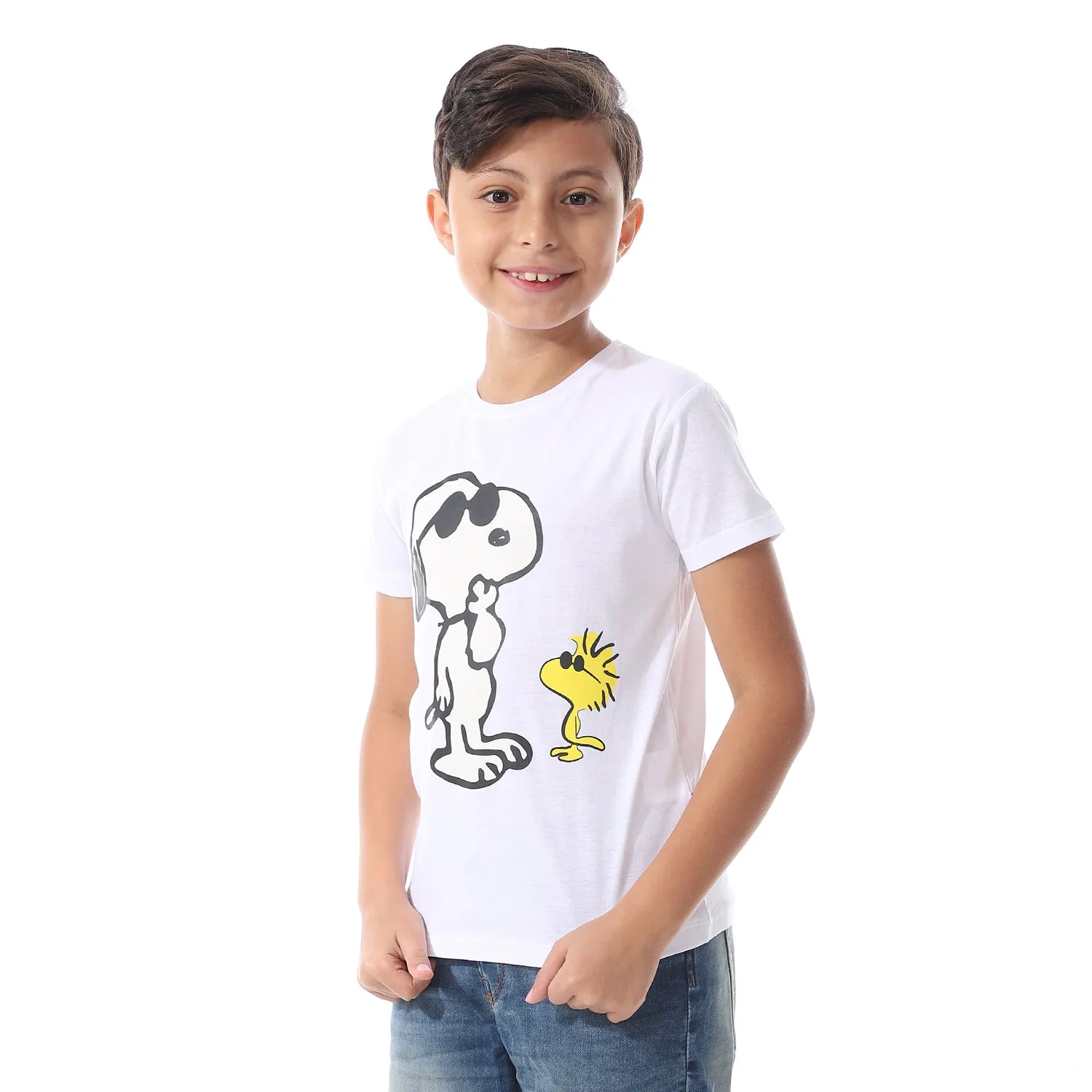 Diadora Boys Printed Cotton T-Shirt