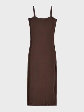 Femme Fatale Slit Midi Dress