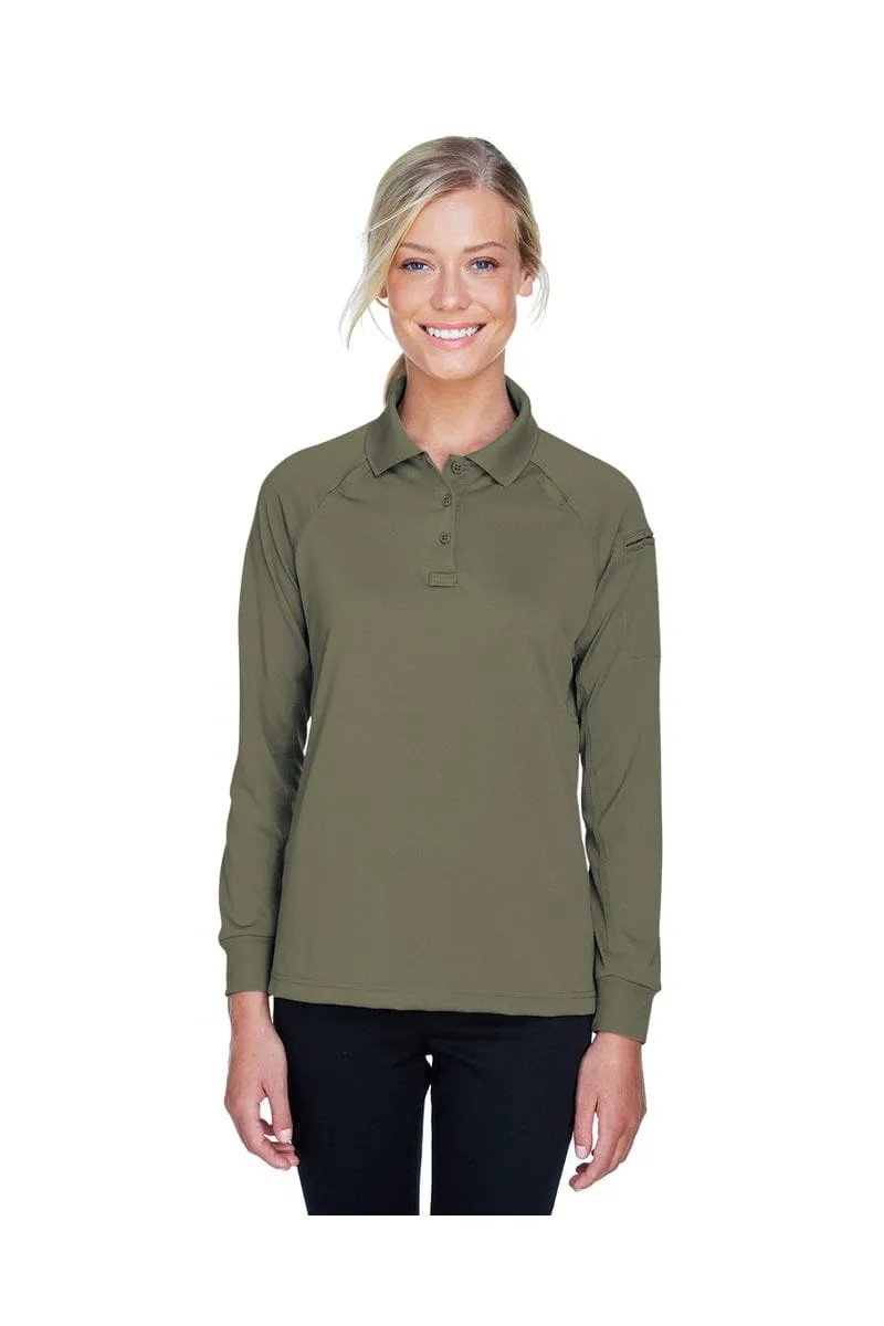 Harriton M211LW: Ladies' Tactical Long-Sleeve Performance Polo