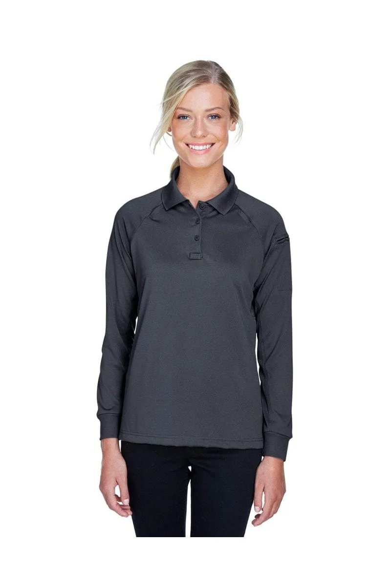 Harriton M211LW: Ladies' Tactical Long-Sleeve Performance Polo