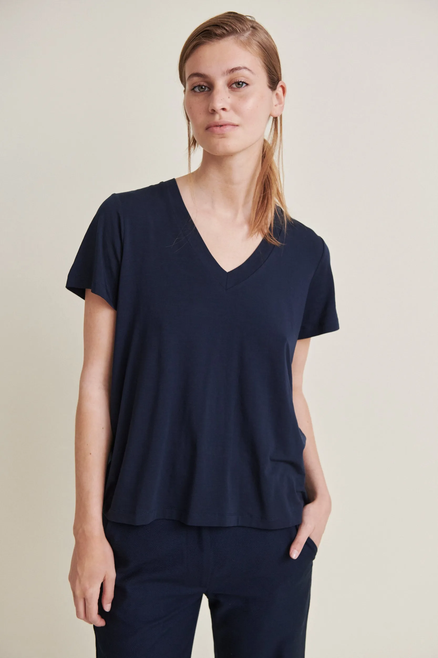 Joline V-neck - Navy