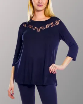 Lace Inset Top - FINAL SALE