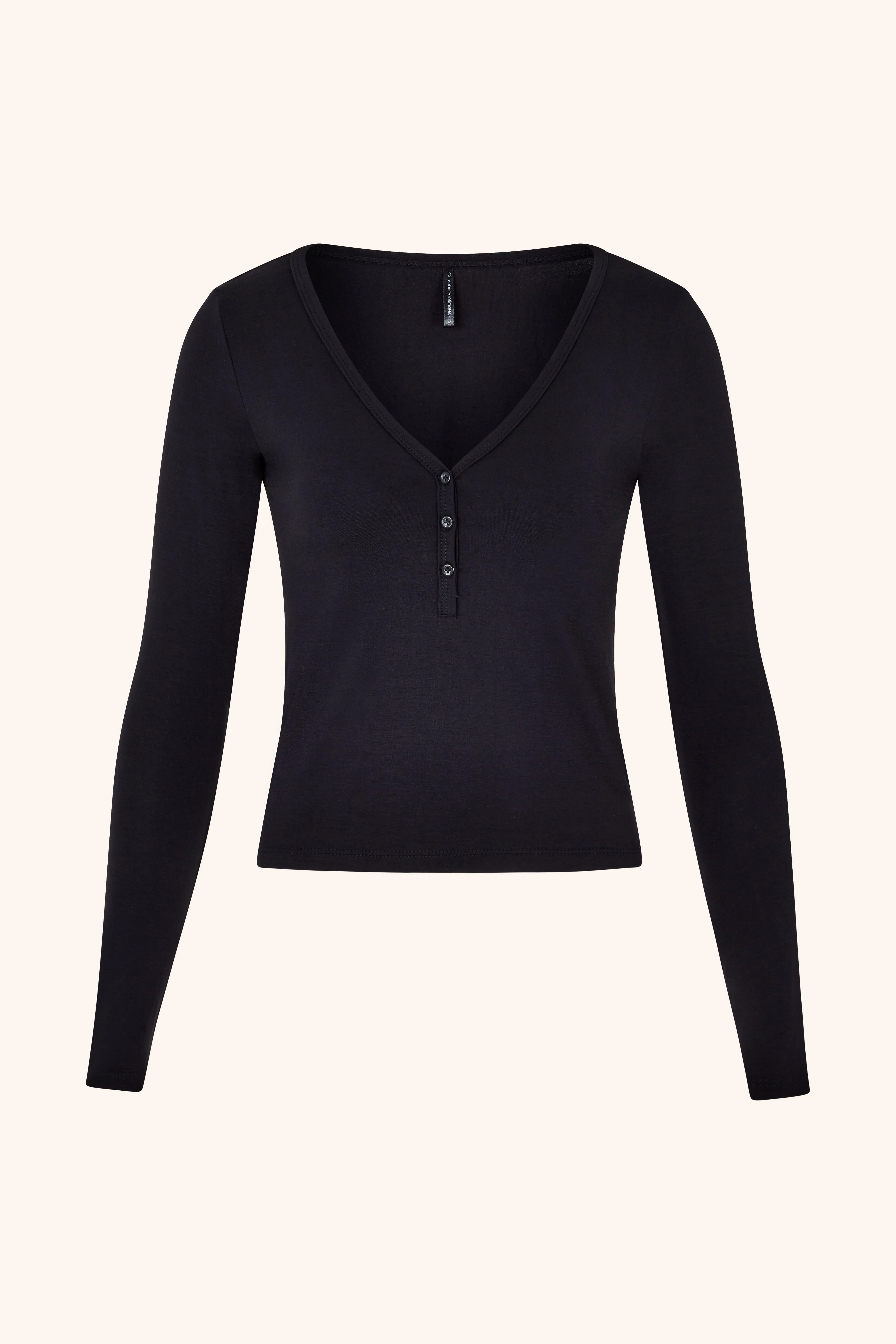 Long Sleeve Top Black