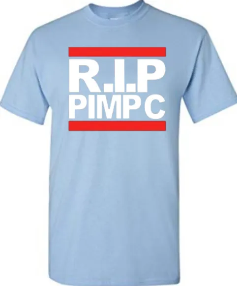 Oiler Baby Blue RIP Pimp C Tee