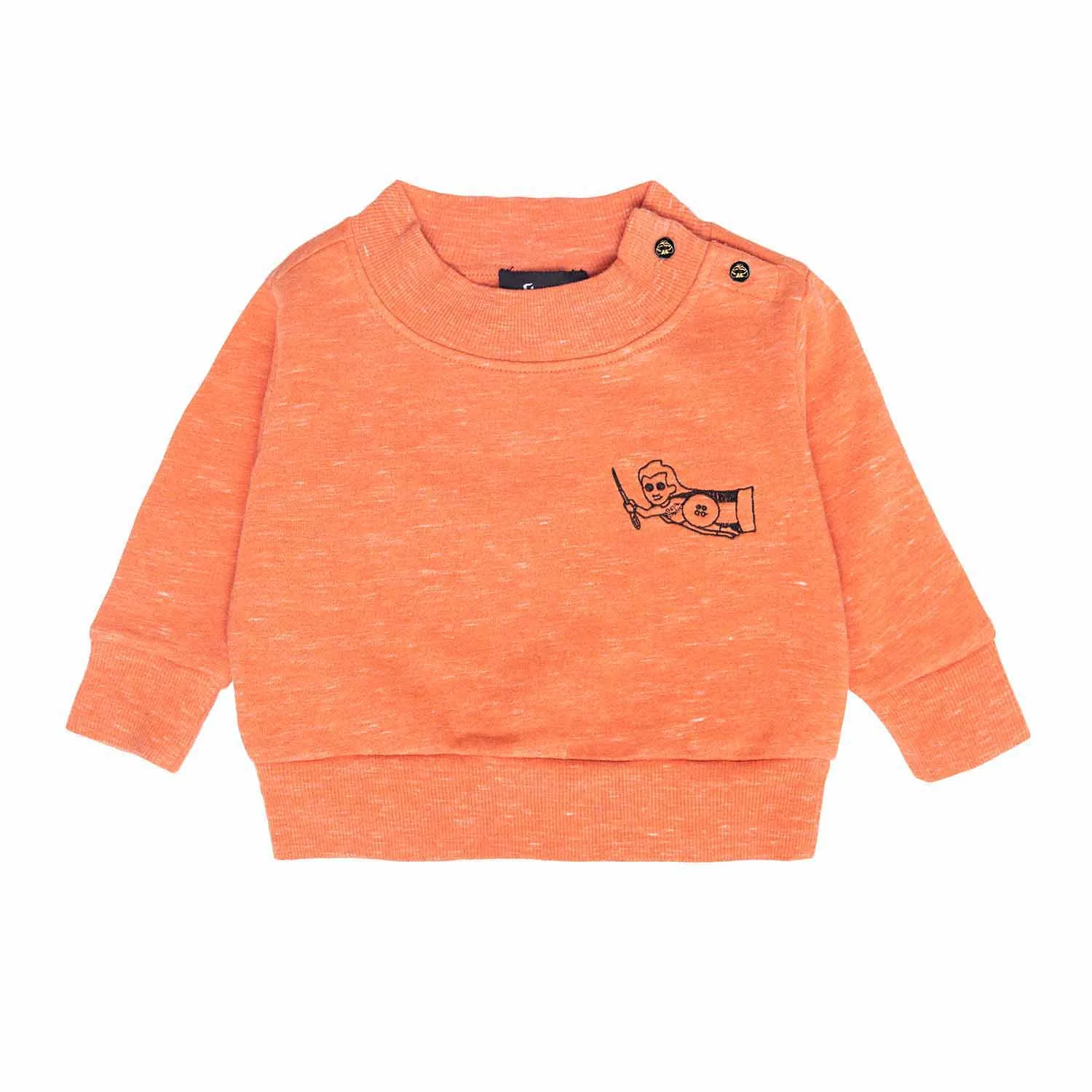 Oranje Babysweater