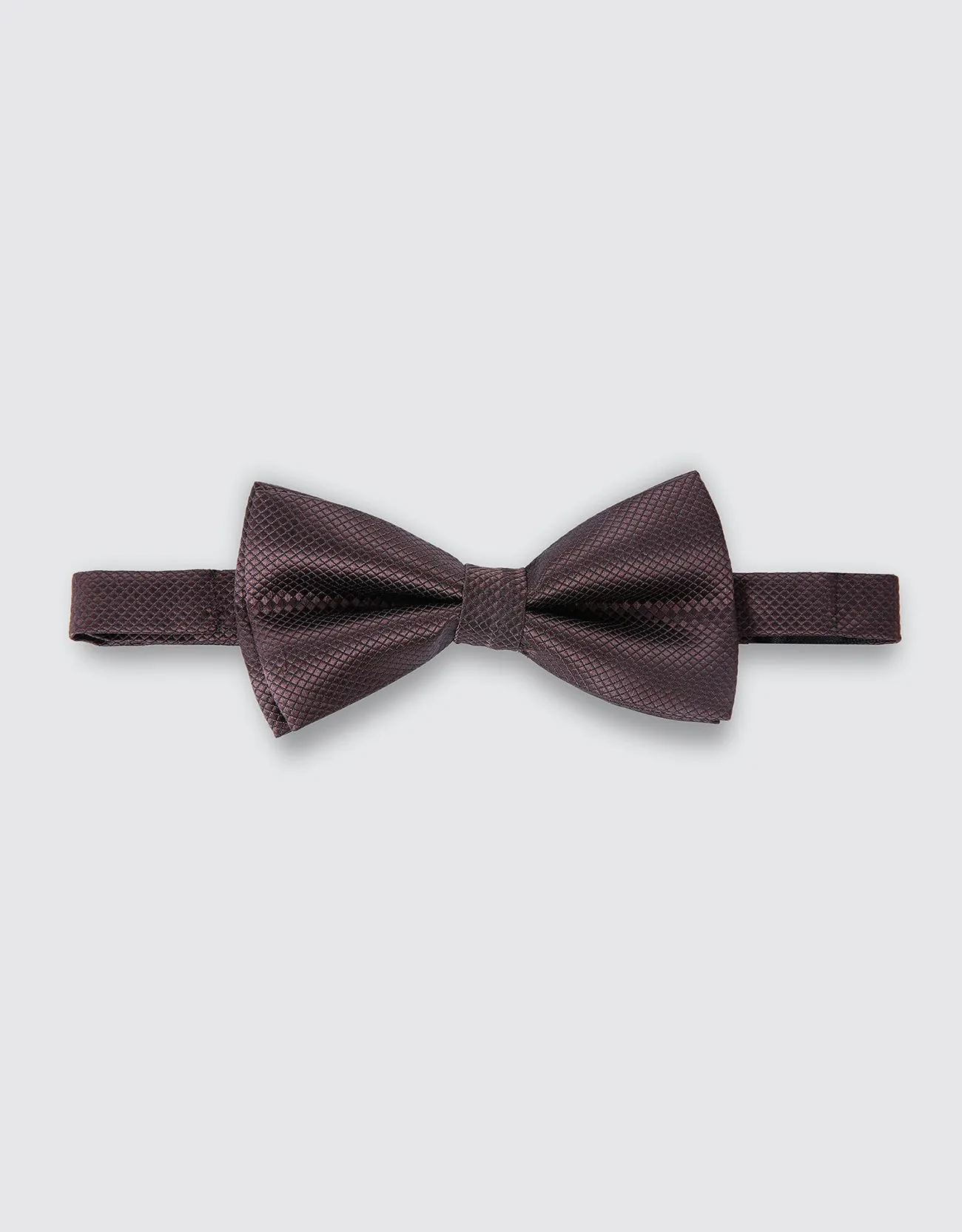 Polyester Clipped Suspender Bow Tie