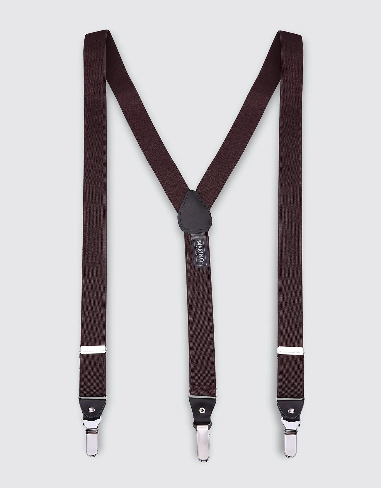 Polyester Clipped Suspender Bow Tie