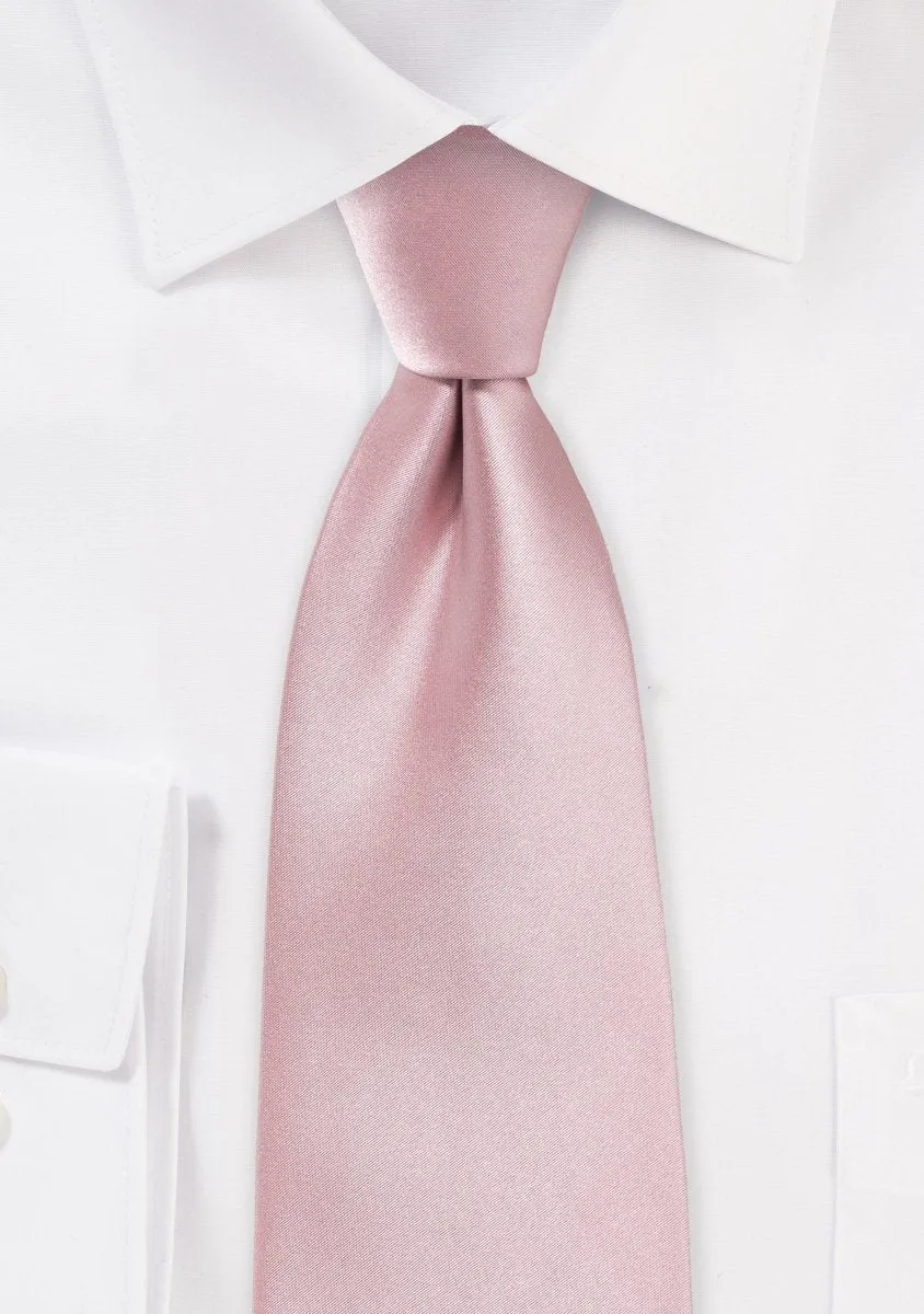 Soft Pink Solid Necktie