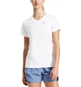 VaporActive Alpha Short Sleeve V-Neck T-Shirt | Bright White