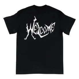 Welcome Twin Spine T-Shirt Black